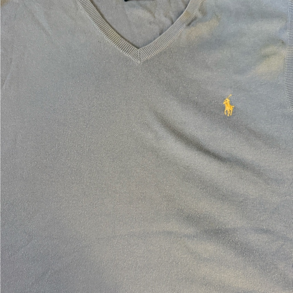 Ralph Lauren Light blue V-Neck Sweater vest.